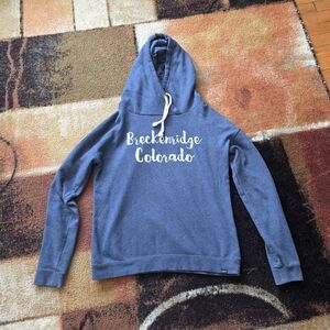 Breckenridge Colorado Blue Hoodie Sweater